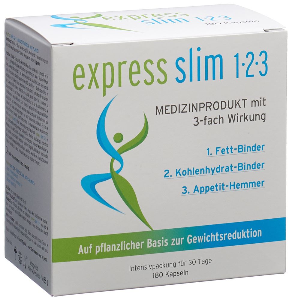 EXPRESS SLIM 1-2-3 Kaps mit 3-fach Wirkung 180 Stk