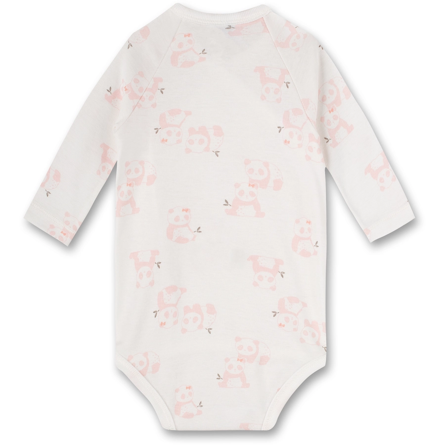 Sanetta Wickelbody Panda weiß