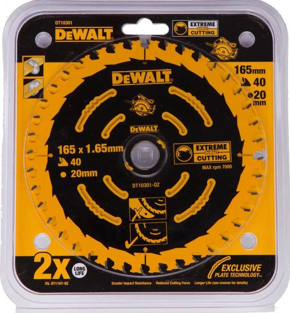 DeWALT Cirkelzaagblad voor Multimaterial | Extreme | Ø 165mm Asgat 20mm 40T - DT10301-QZ