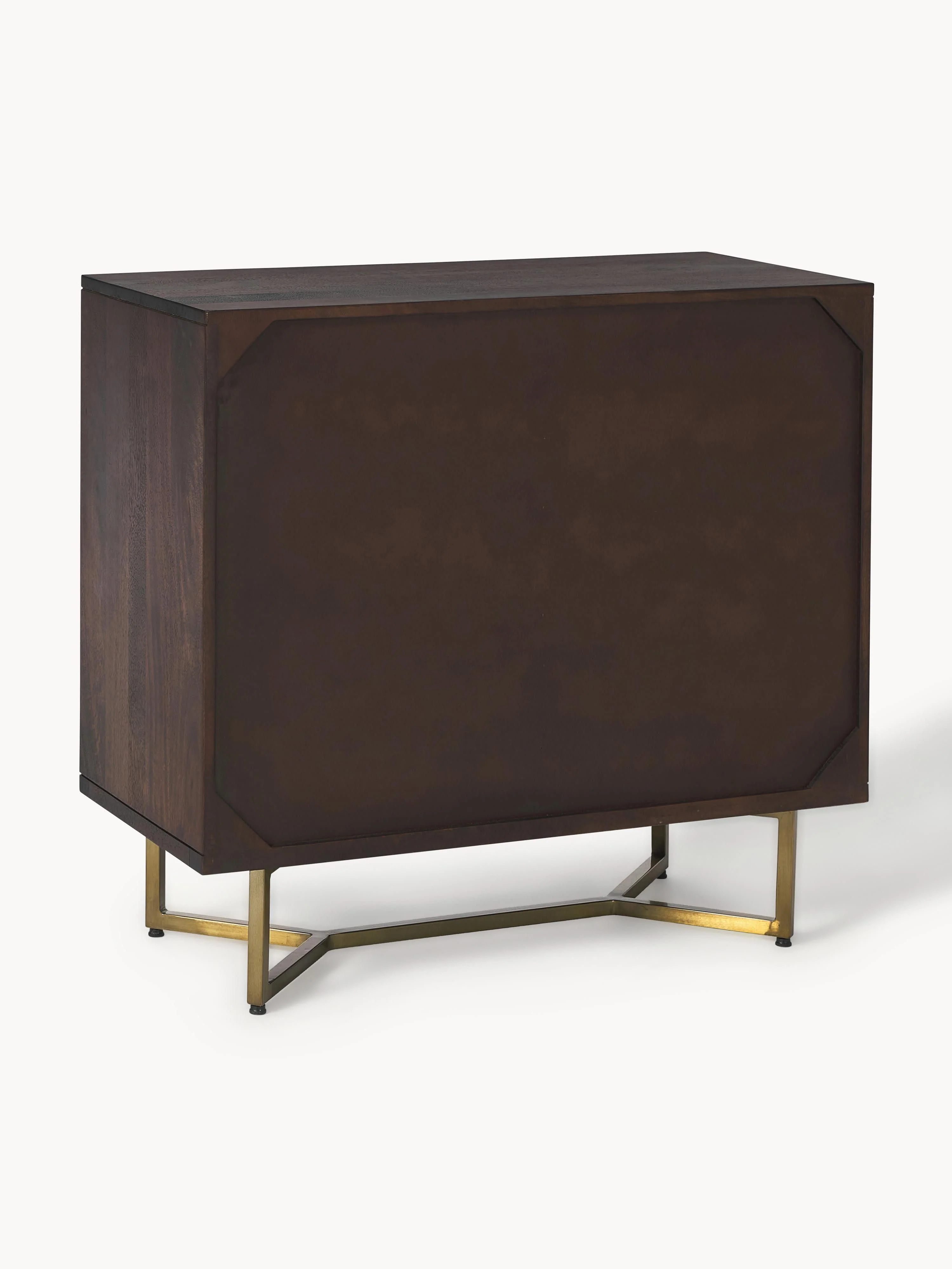 Dressoir Luca van mangohout met visgraatpatroon
