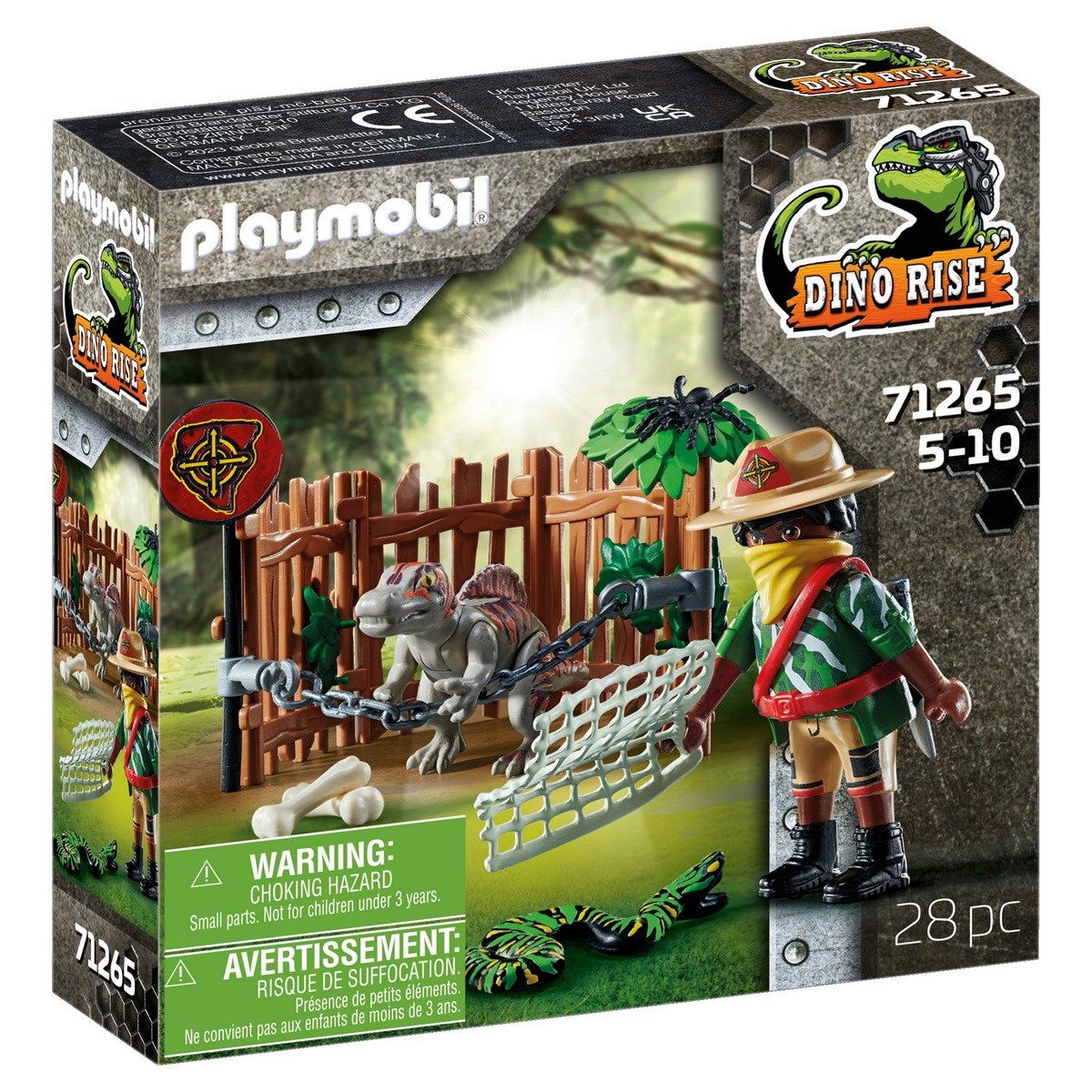 Bébé spinosaure combattant Playmobil Dino Rise 71265