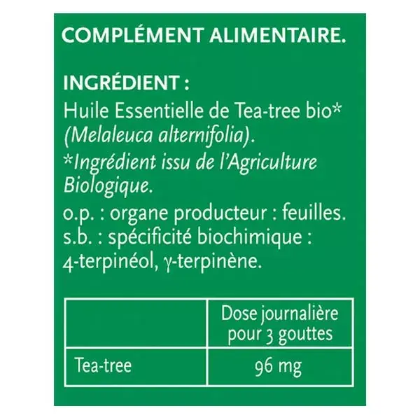 Óleo Essencial de Melaleuca Orgânico Phytosun Arôms 30ml