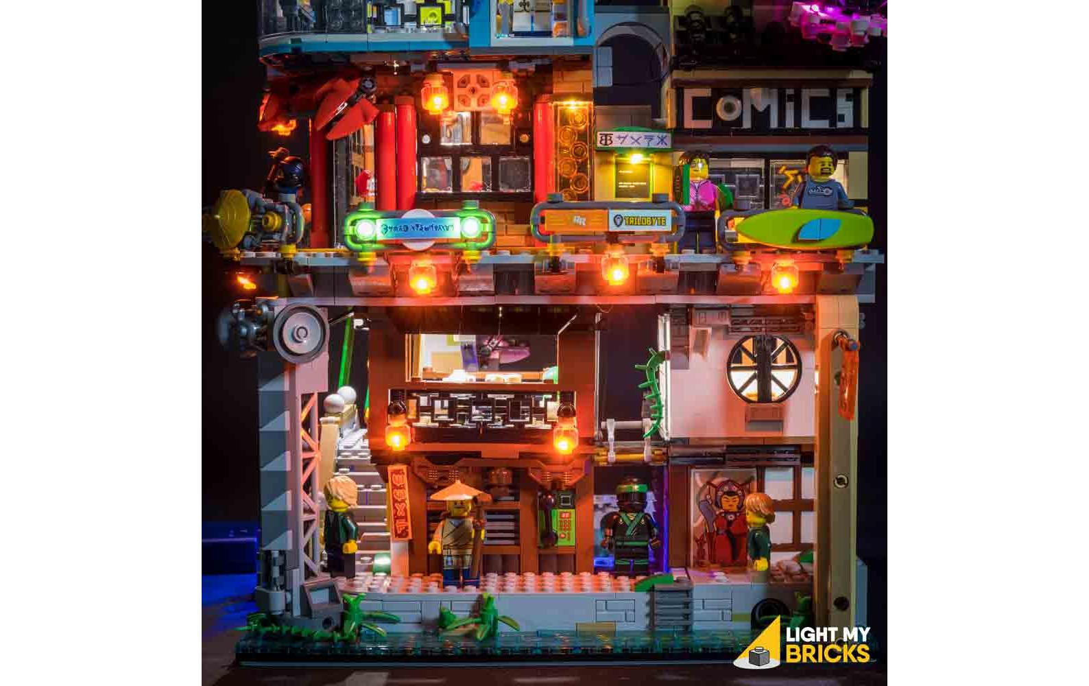 LED-Licht-Set für LEGO® Ninjago City 70620<br>Light-Kit