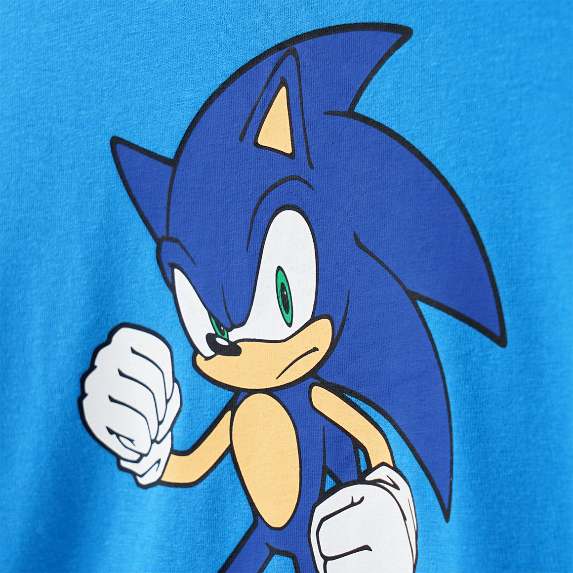 Topolino Sonic T-Shirt mit Print blau