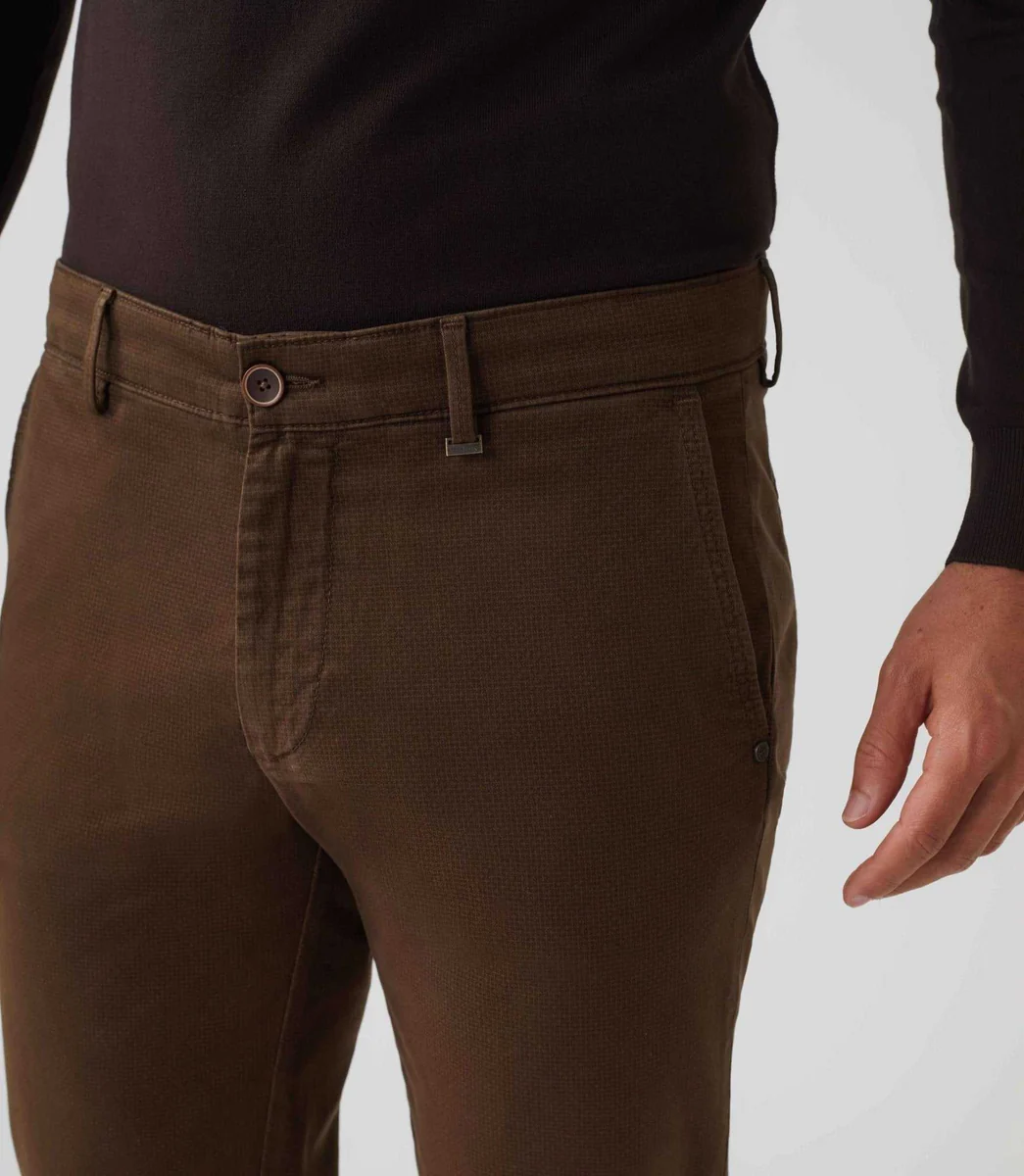 Pantalon casual marron 