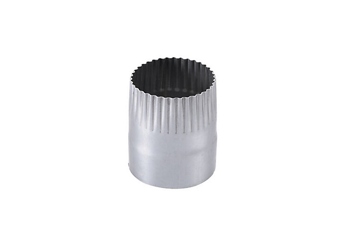 Manchon pour tuyau en zinc Ø80 mm gris