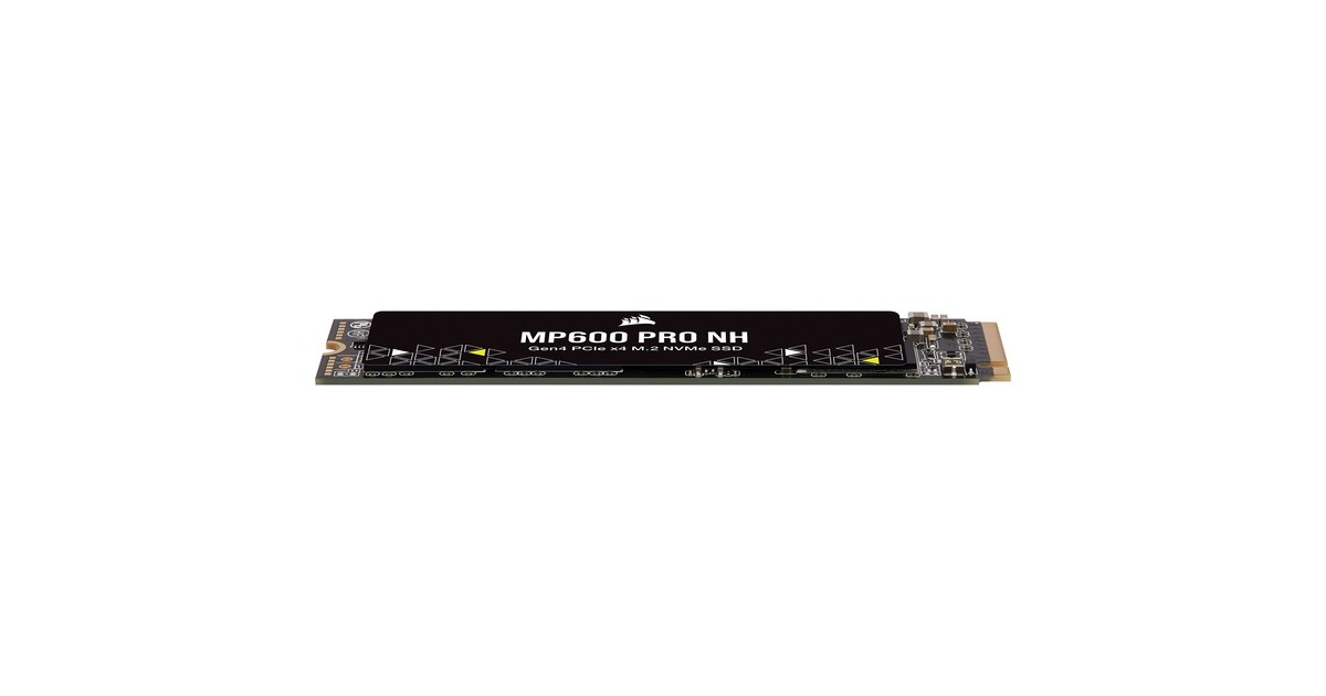 CorsairMP600PRO NH PCIe 4.0 NVMe M.2, 1 TB SSD  (CSSD-F1000GBMP600PNH, PCIe Gen 4.0 x4, NVMe 1.4, M.2 2280)