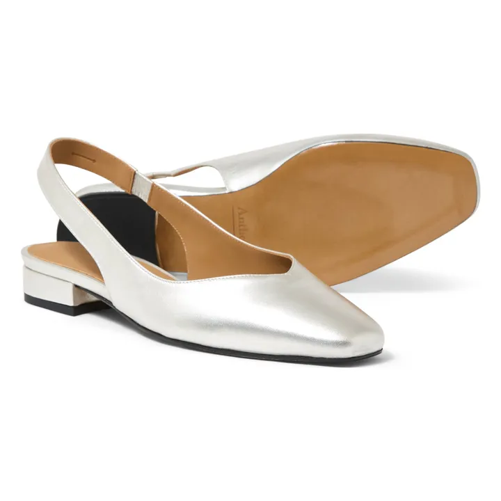 Anthology Paris Slingback Maggie Cuir | Champagne