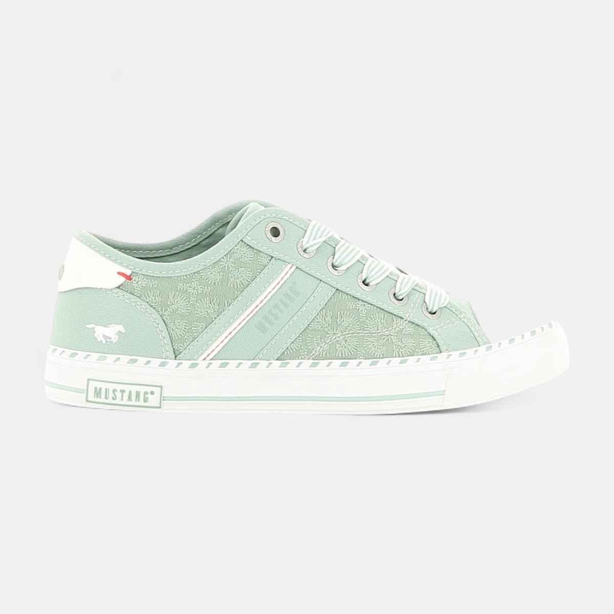 Baskets en toile Femme vert