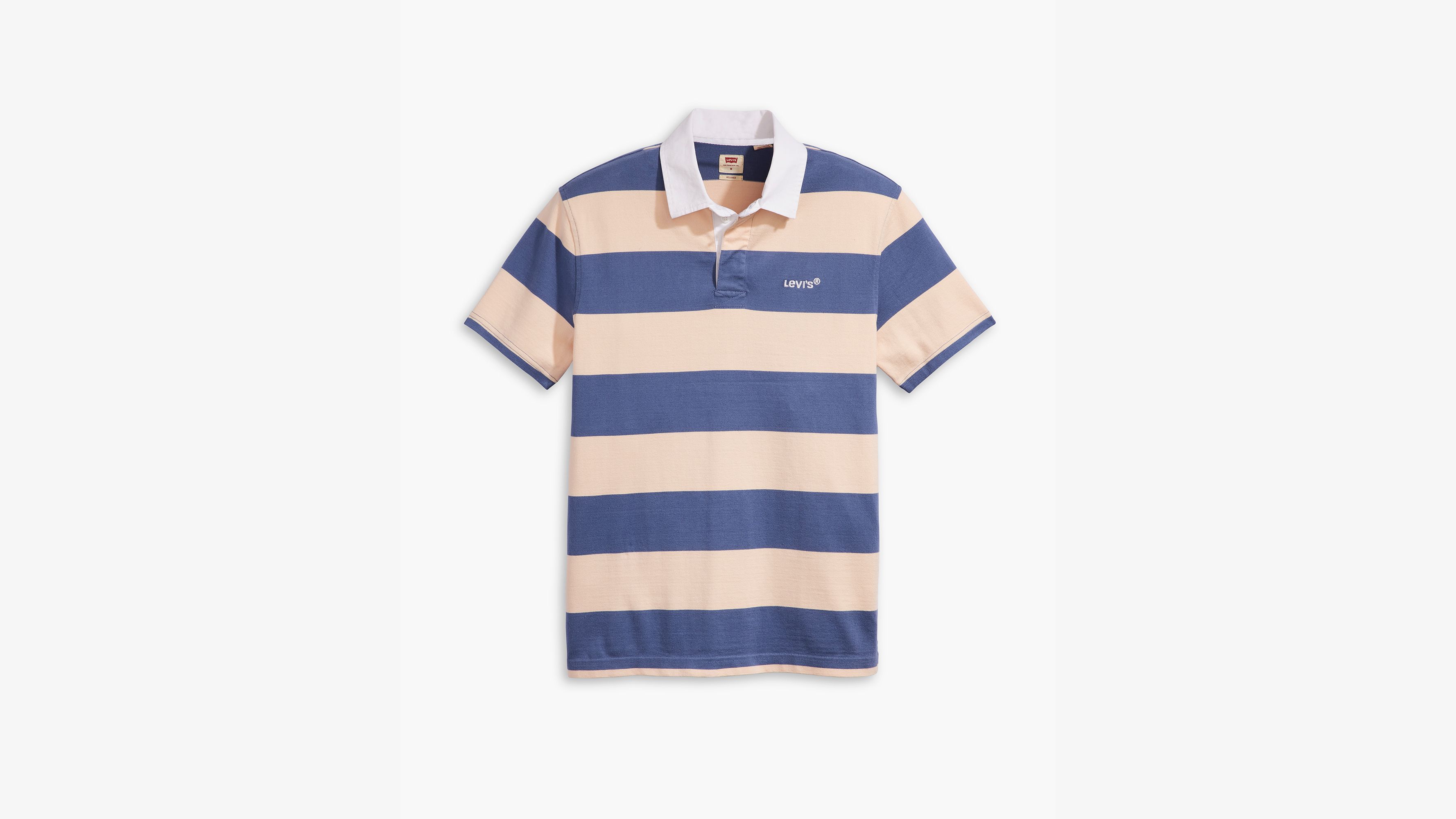 Polo manches courtes Union Rugby - Deck Stripe Coastal Fjord - Multicolore