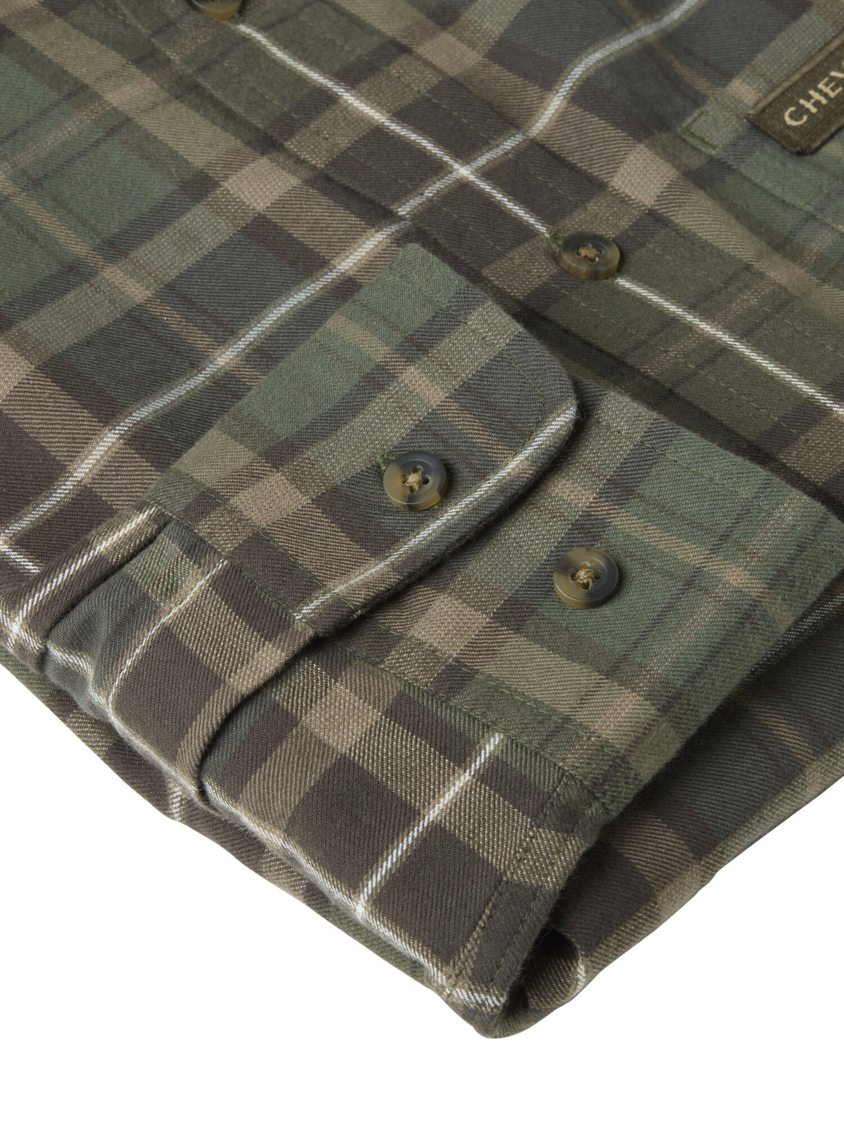 Chevalier<br>Teal Light Flannel Shirt Men