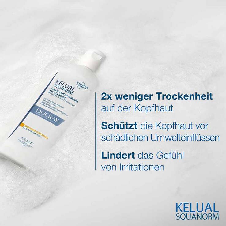 Ducray Kelual Squanorm Anti-Schuppen Shampoo trocken, 400 ml