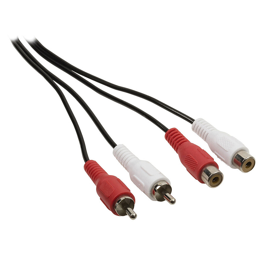 Rallonge audio 2 RCA - 2.5 m