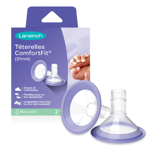 Lansinoh Comfort Fit 21mm Borstschild 2ST