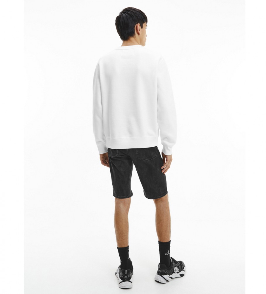 Moletom Calvin Klein Jeans Essential Regular, branco
