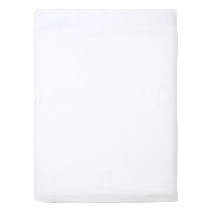 Haomy Nappe Mykonos en gaze de coton  | Blanc