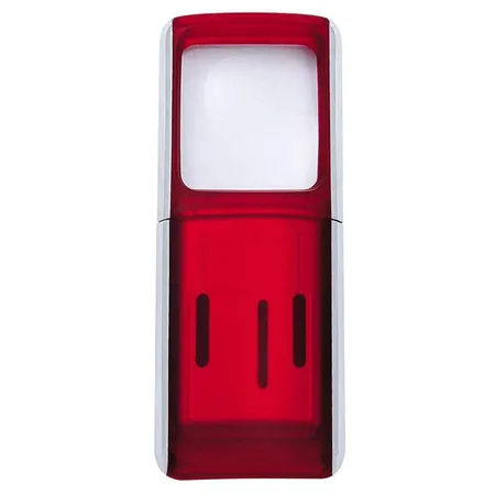 WEDO® 2717502 Rechtecklupe mit LED-Licht, inkl. Batterie