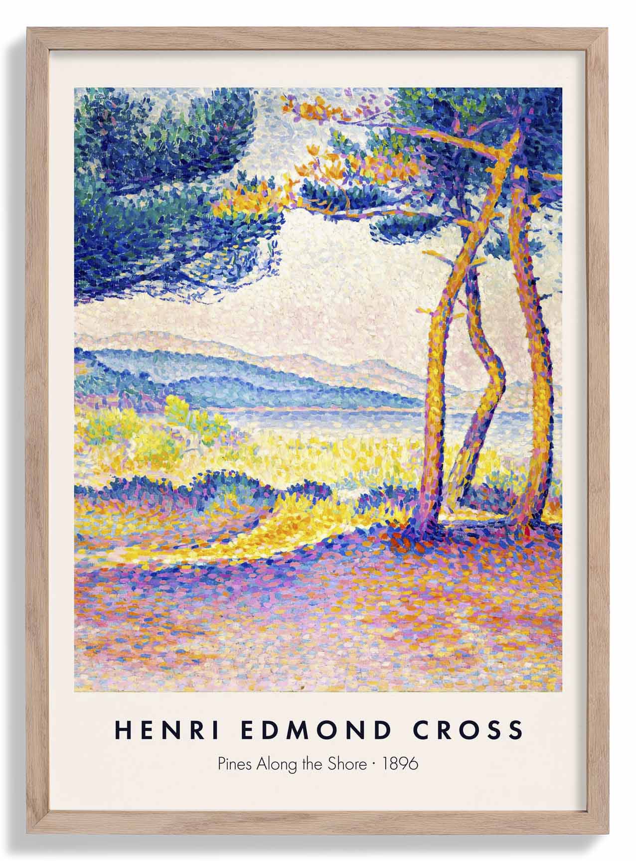 Kiefern am Ufer von Henri Edmond Cross