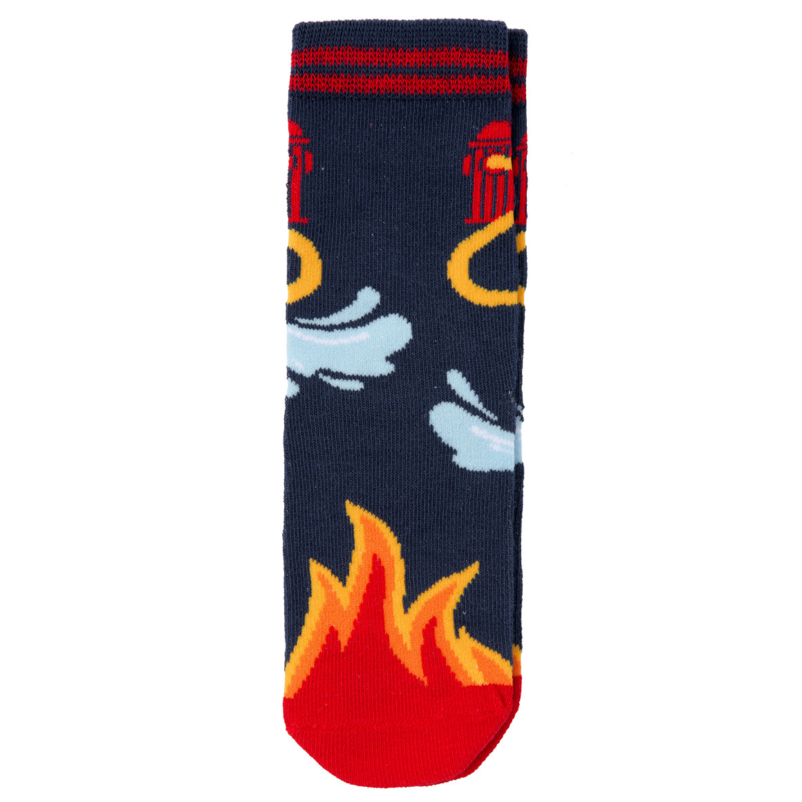 Topolino 1 Paar Jungen Socken mit Feuer-Motiv dunkelblau
