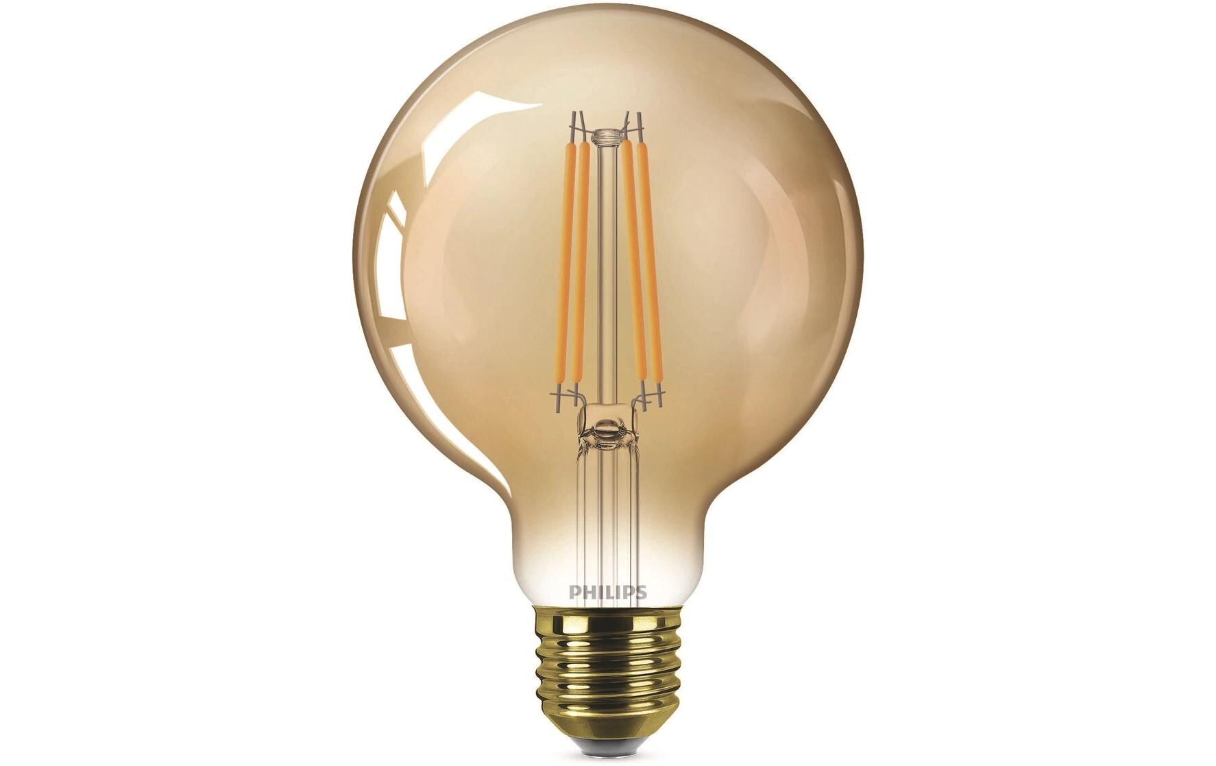 LED Classic E27 Dekolampe Globe, 25W ErsatzFilament-Leuchtmittel aus Glas