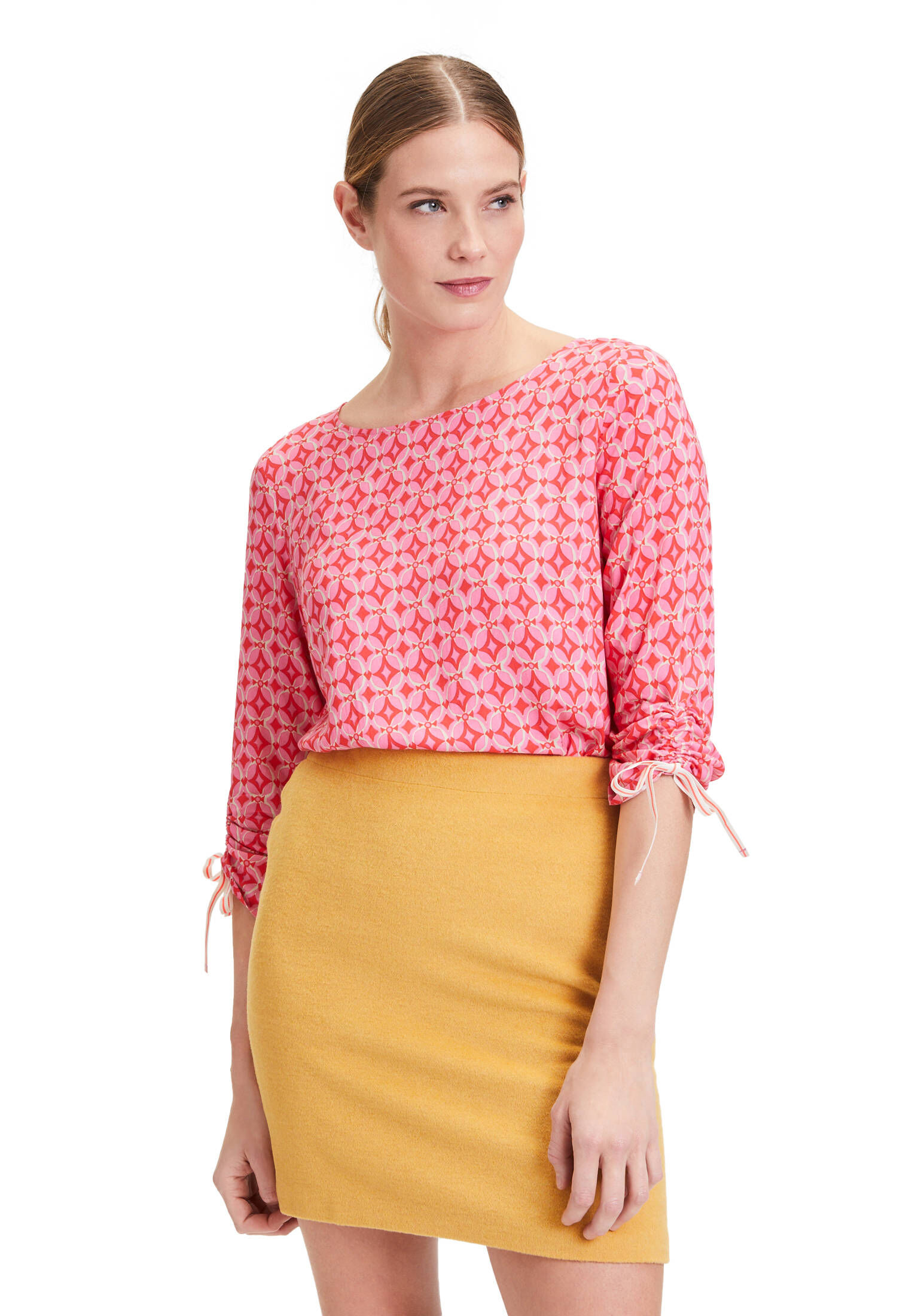 Cartoon| Damen Casual-Bluse mit Muster