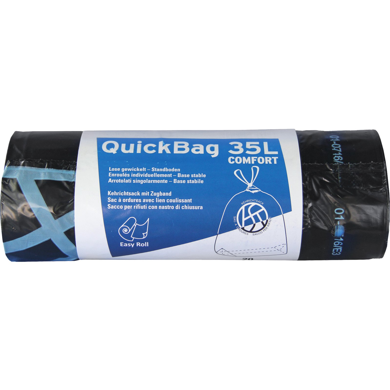 Kehrichtsack schwarz OKS 35 Liter, 20 Stk.