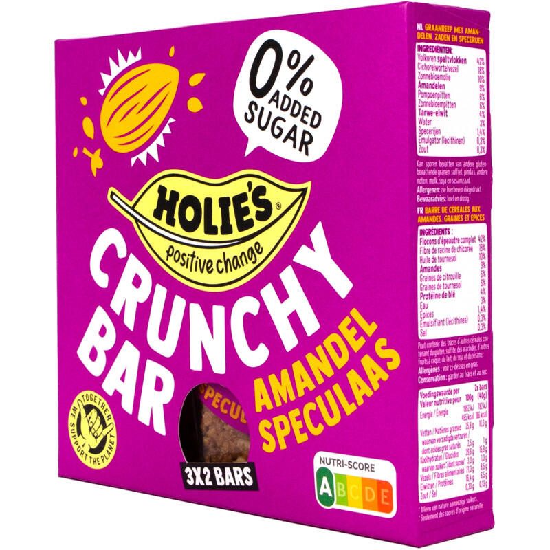 Holie's Crunchy bar amandel speculaas