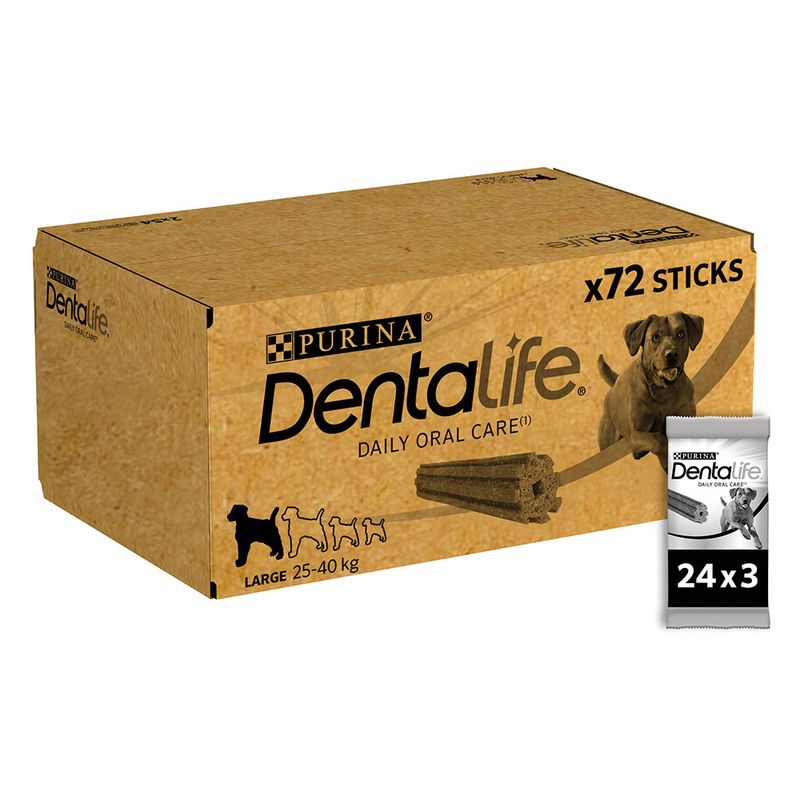 PURINA Dentalife Bâtonnets à mâcher pour grand chien (25-40 kg)