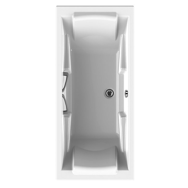 Baignoire double 190x90 cm Lodge Duo en Puretex blanc Allibert