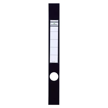 Durable 809101 selbstklebende Ordnerrückenschild Ordofix, 40 x 390 mm, schwarz