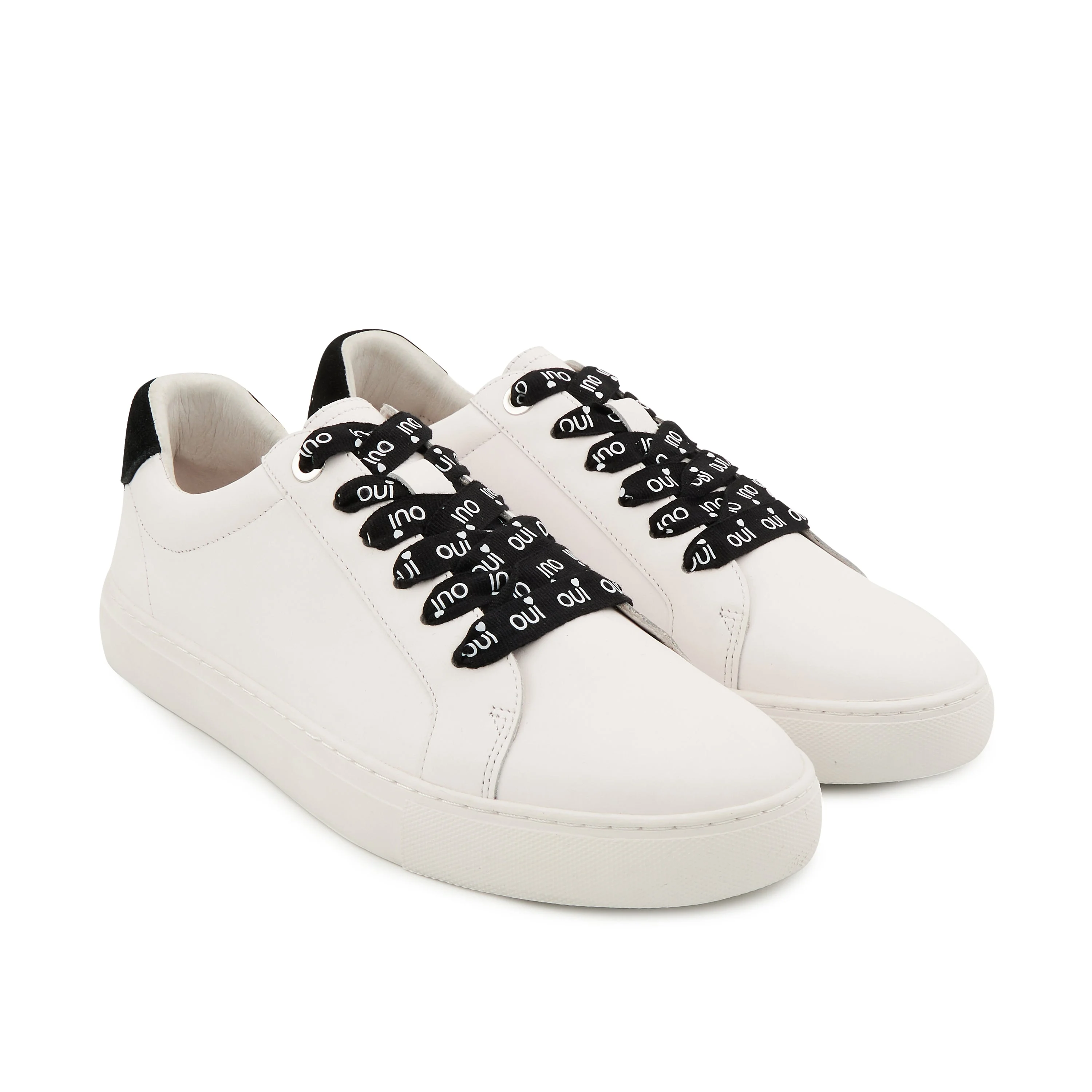 SIMONE HOMME TOUTE LA VIE - Sneakers en cuir | Blanc