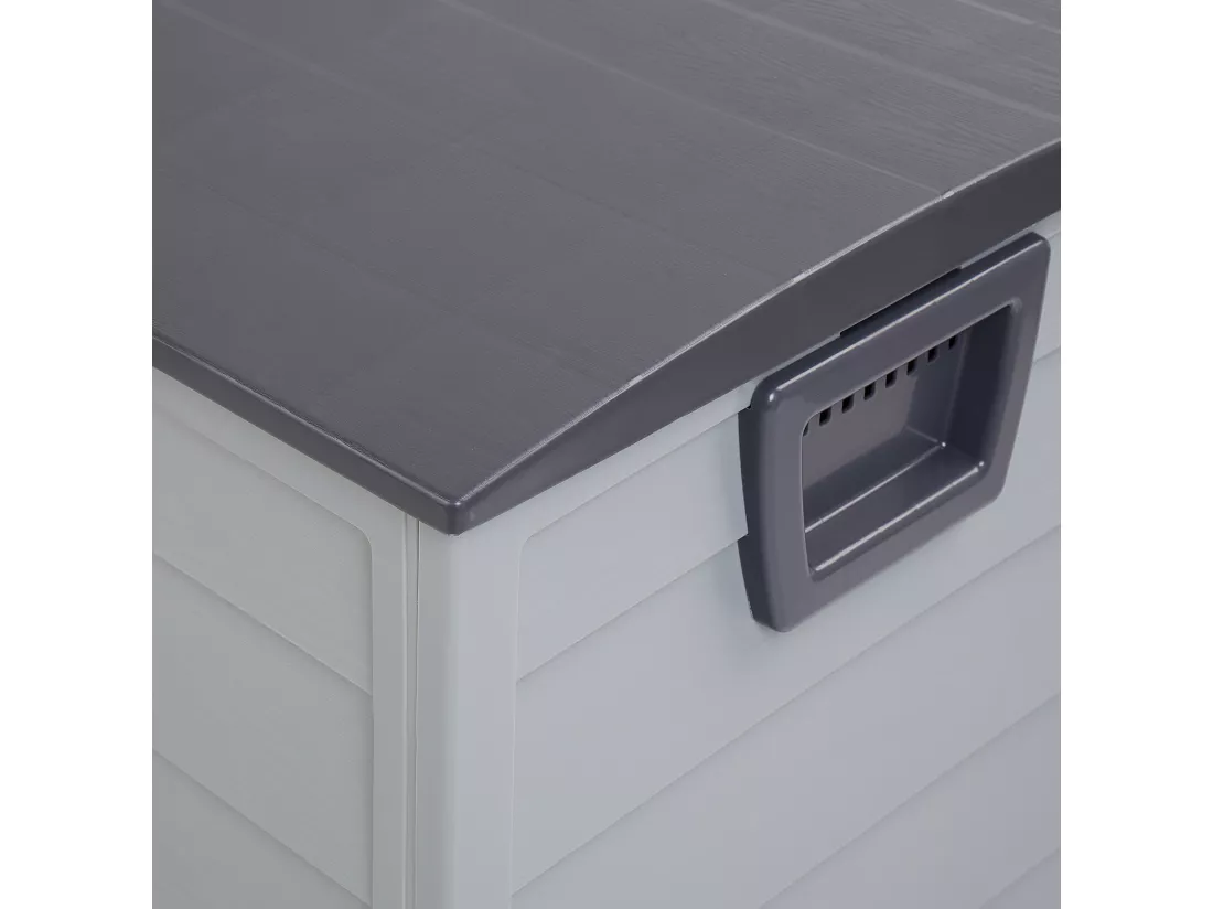Coffre de rangement LOCARNO 112 cm 50 cm Gris