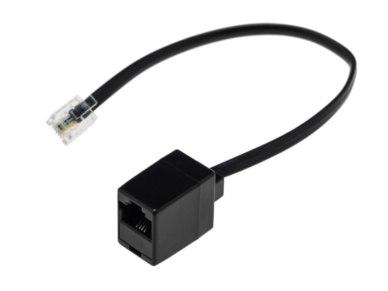 EPV Telefonkabel RJ11 auf RJ45, 0.2 m Telefonadapterkabel RJ11/12 auf RJ45