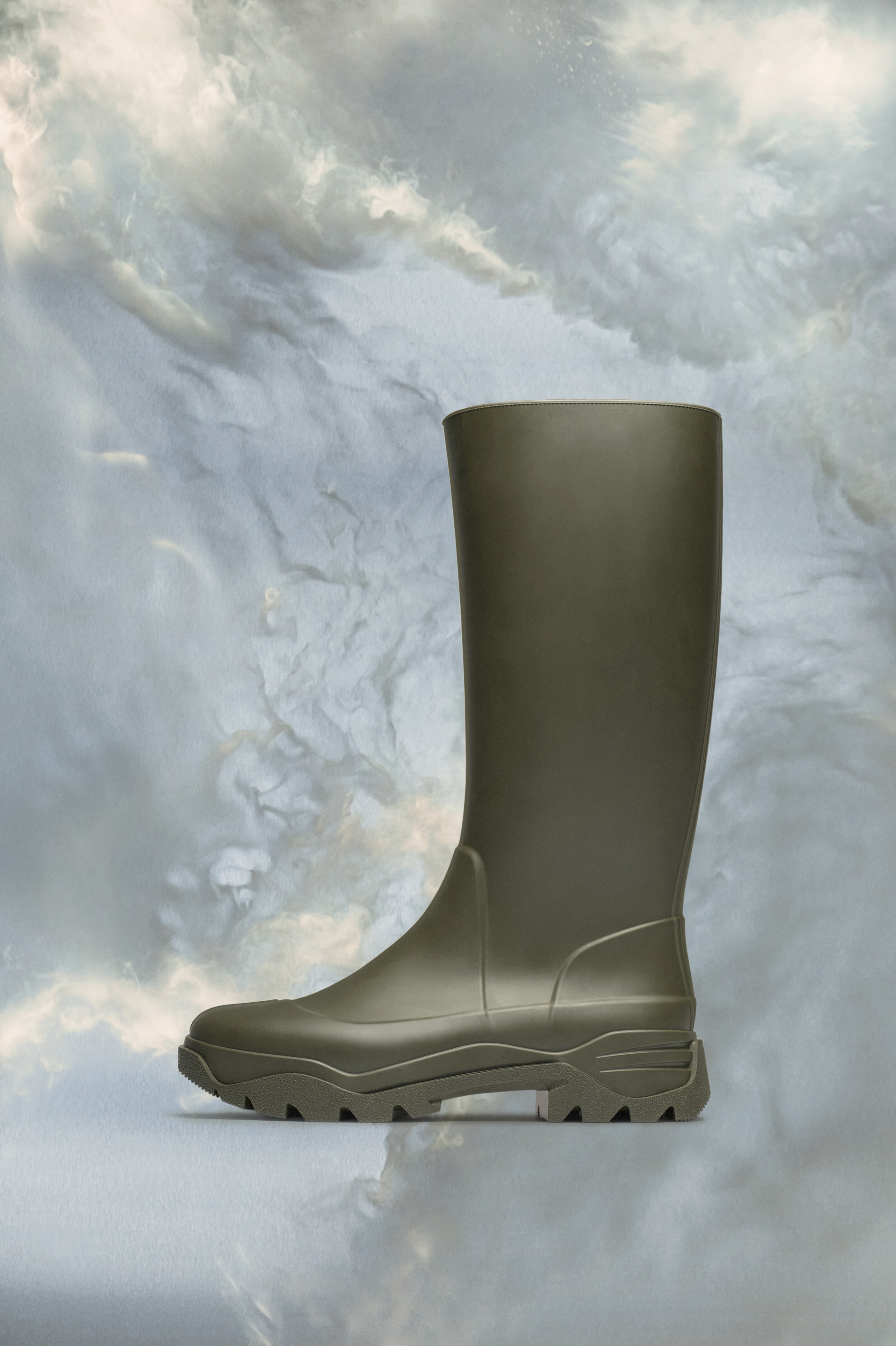 Bottes en rubber Tabi pour homme Olive