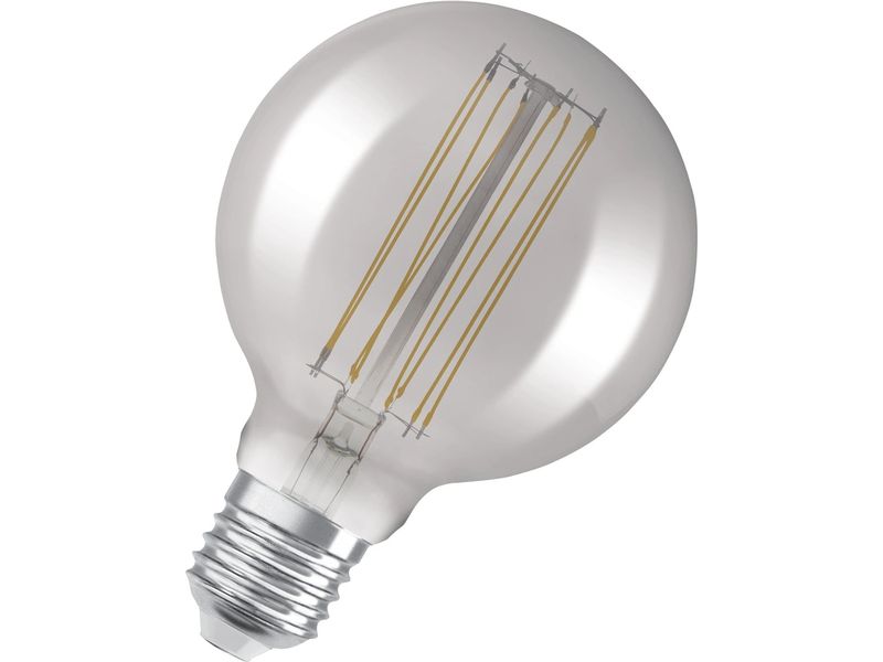 OSRAM Lampe Vintage 1906 Globe95, 11W, E27, Warmweiss Dimmbare LED-Lampen, Vintage-Edition