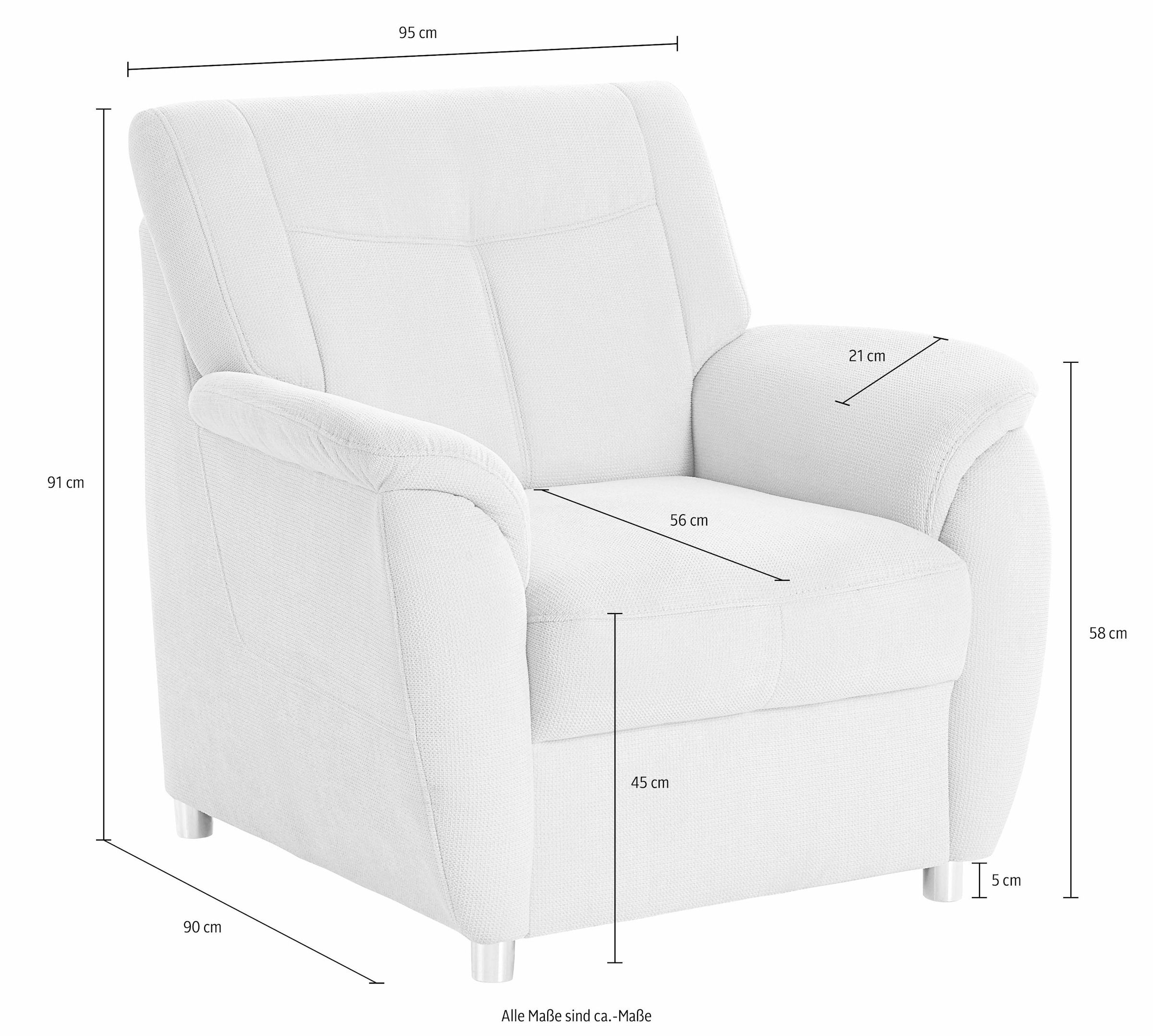 sit&more Sessel »Sonoma« mit Federkern