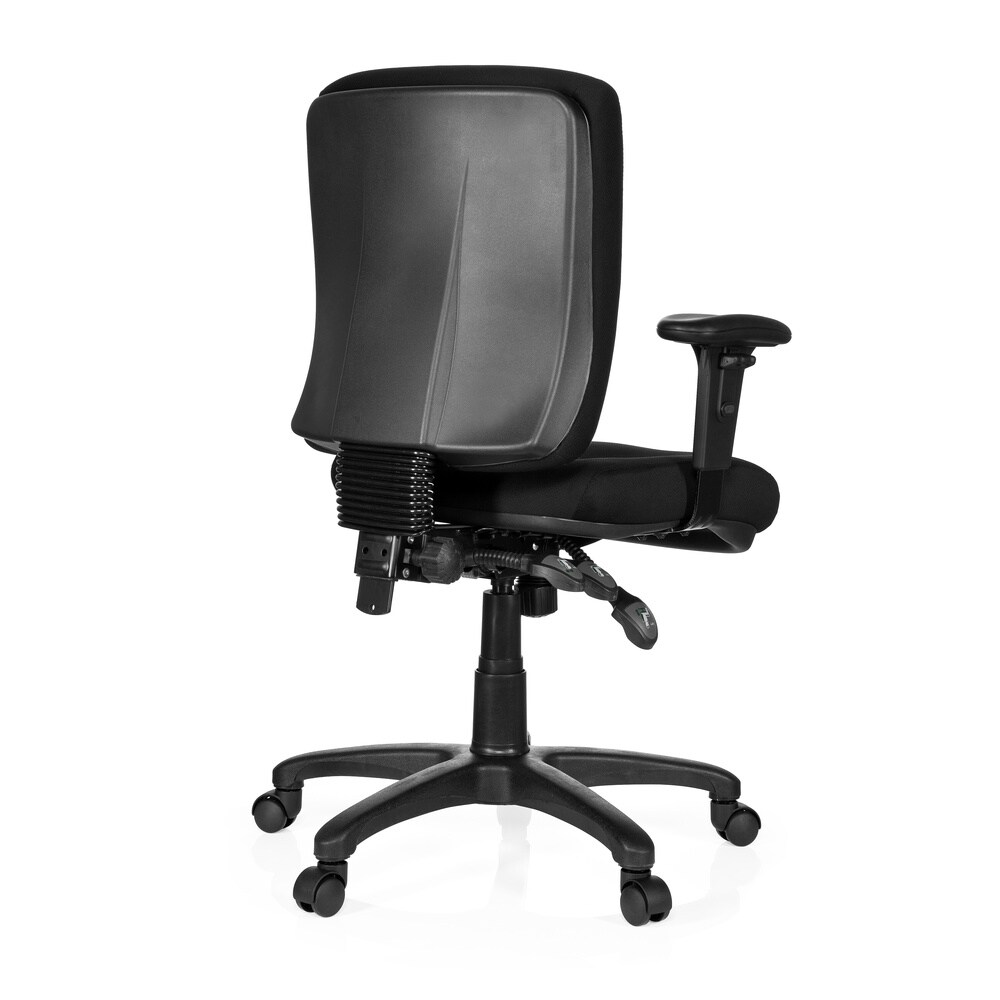 Profi Bürostuhl ZENIT BASE Stoff mit Armlehnen (höhenverstellbar) hjh OFFICE