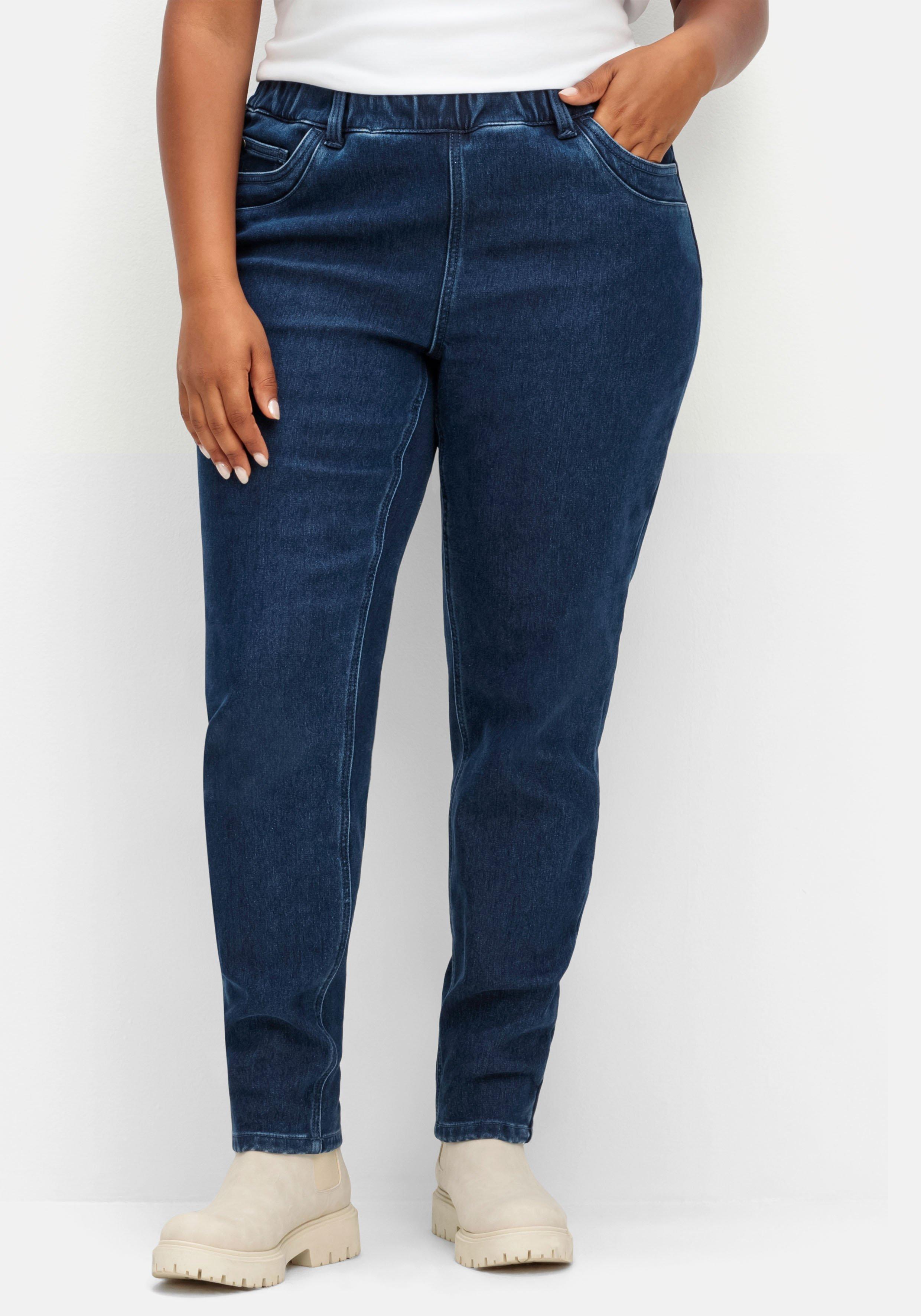 Skinny Thermojeans mit Fleece-Innenseite