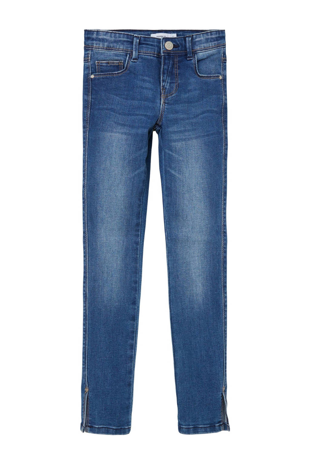 NAME IT skinny jeans NKFPOLLY dark blue denim