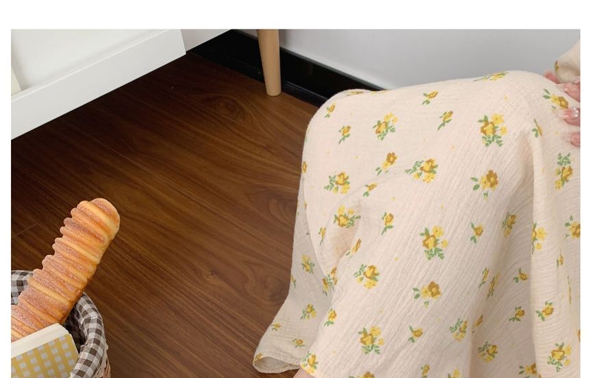 Dalli Daisy - Ananas geborduurde pluizige strikpantoffels