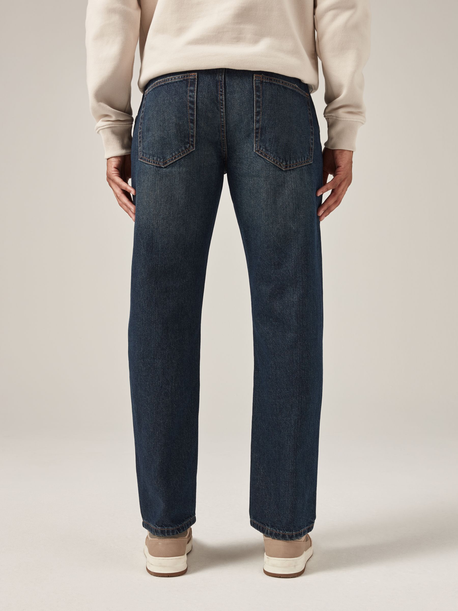 Blauwe tint - 100% katoenen authentic jeans