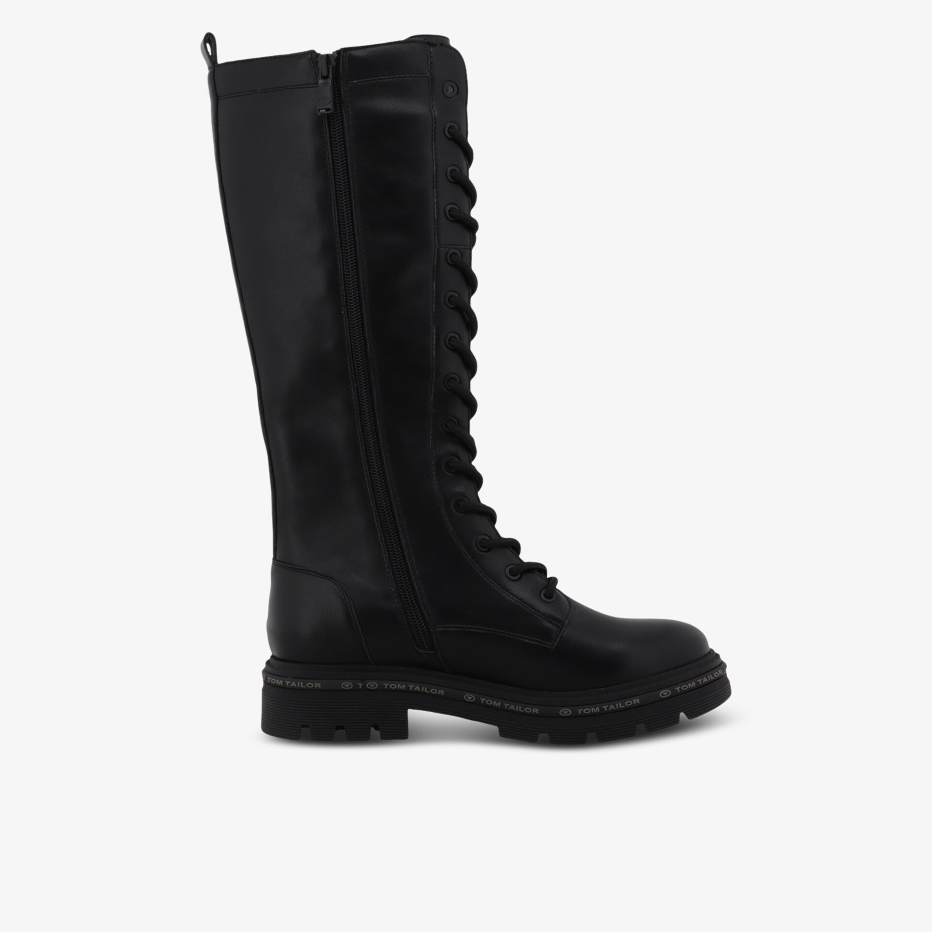 TOM TAILOR Damen Stiefel schwarz