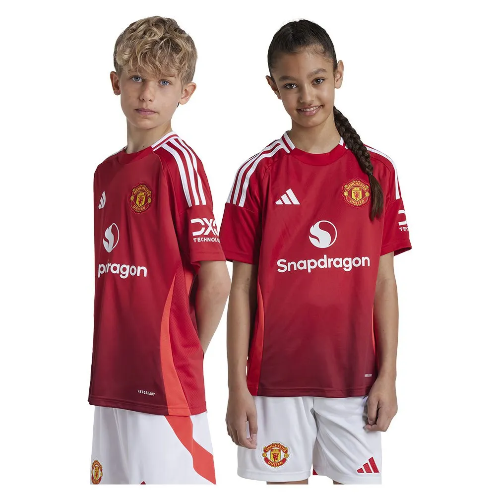 adidas Manchester United 24/25 Heim Junior-Kurzarm-T-Shirt