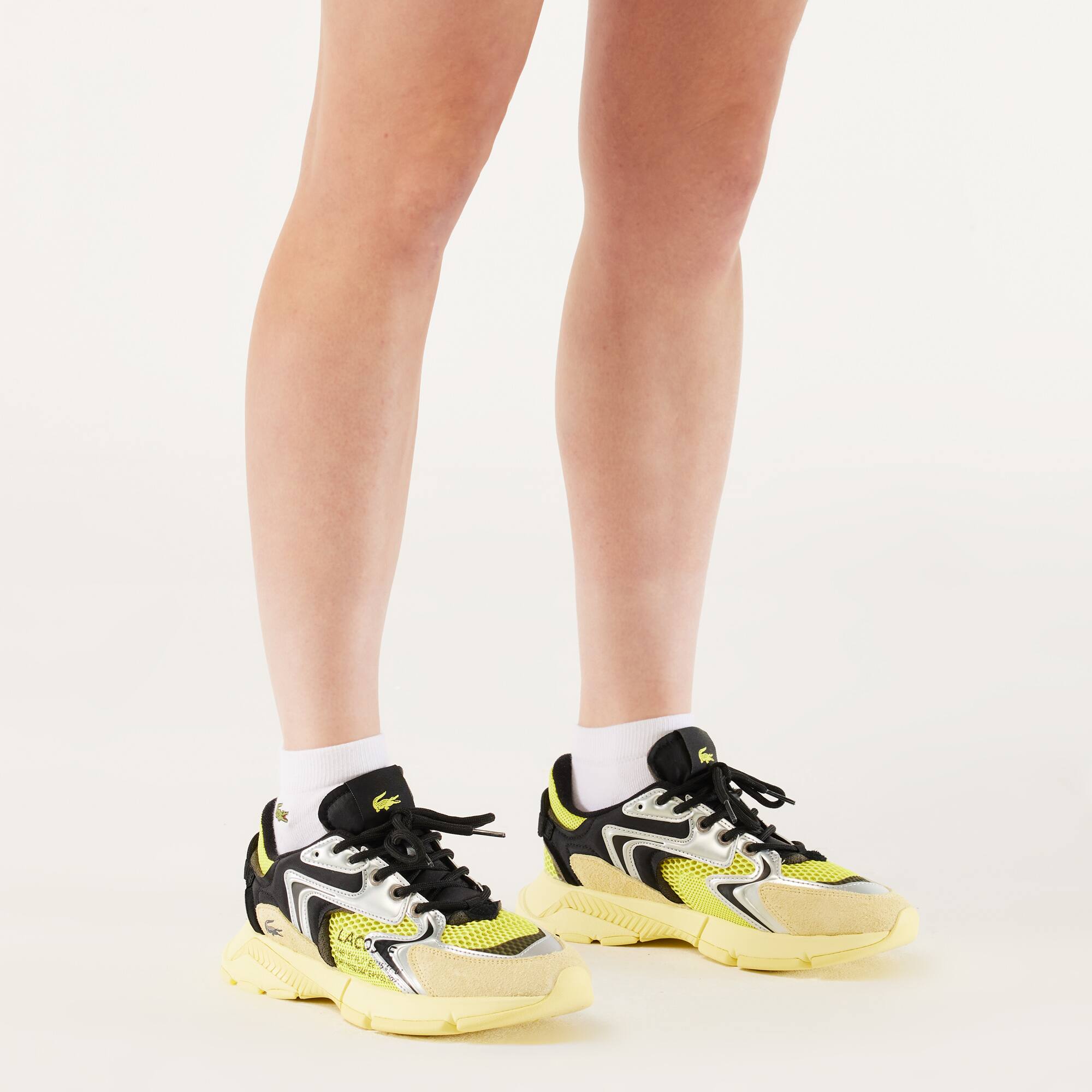 Sneakers L003 Neo femme contrastées Sneakers - Jaune - Lacoste - Femme
