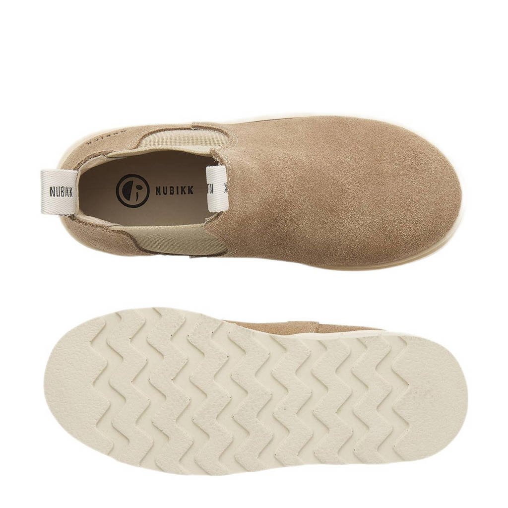 Nubikk Jonah Rai JRsuède chelsea boots taupe