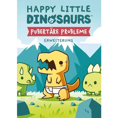 Asmodee Unstable Games Happy Little Dinosaurs - Pubertäre Probleme [Erweiterung]