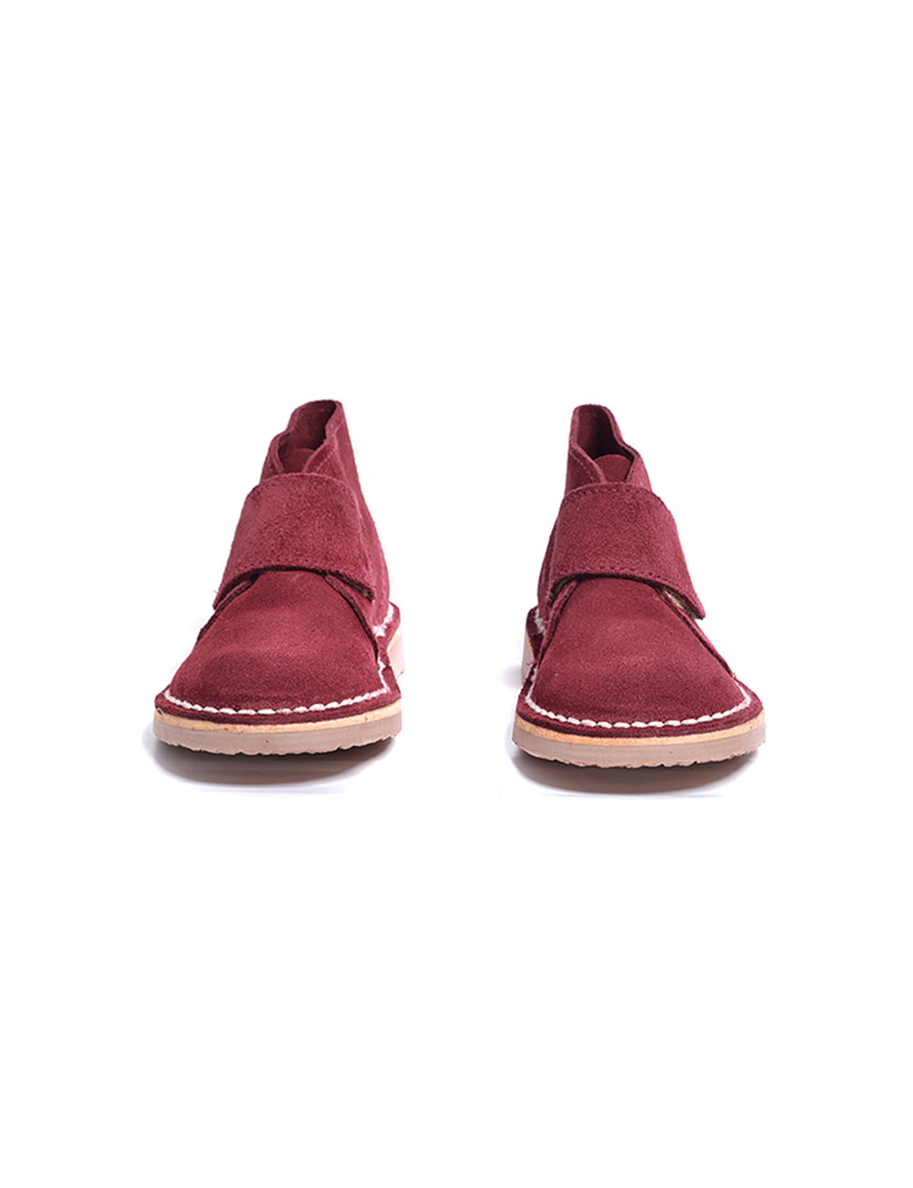 Safari Kids Velcro Booties Bordeaux