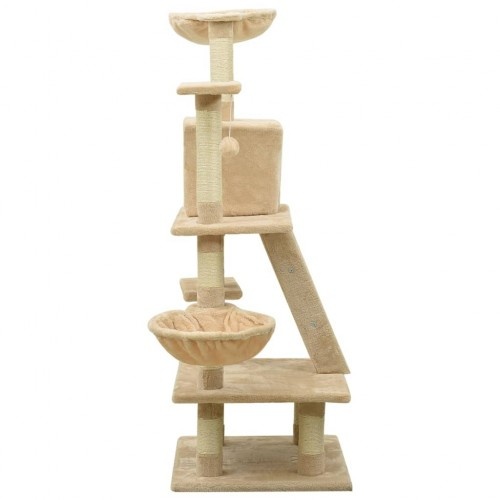Arranhador de gato bege