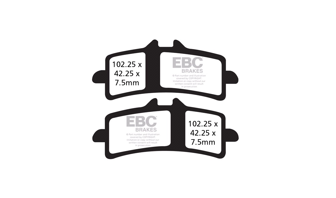 Br.klodser for EBC EPFA, 1098R/S 07-09