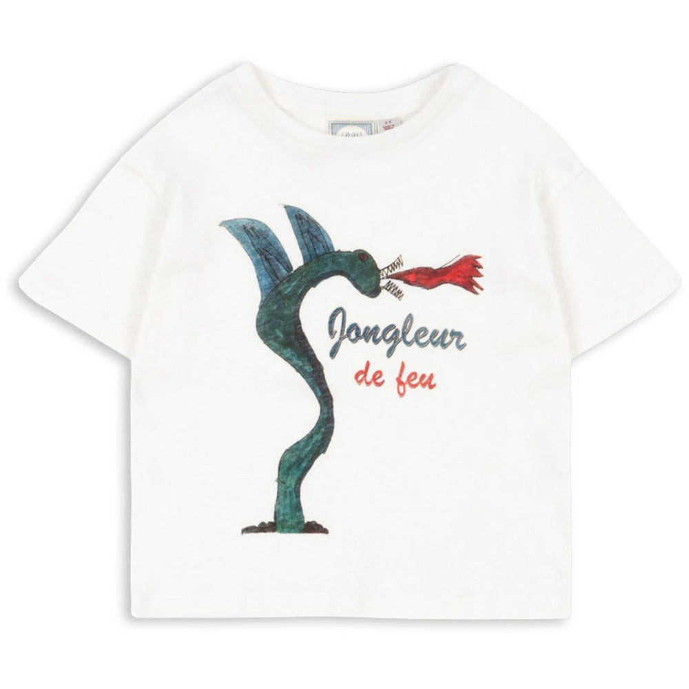 Køb Konges Sløjd Antique White RHW X KS Jongleur Tee Ocs